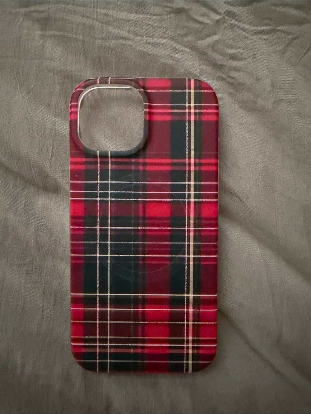 Plaid Red & Black Phone Case - Protective iPhone Cover